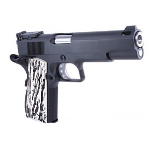 Страйкбольный пистолет WE COLT M1911А1, металл, белые накладки, WE-E001C